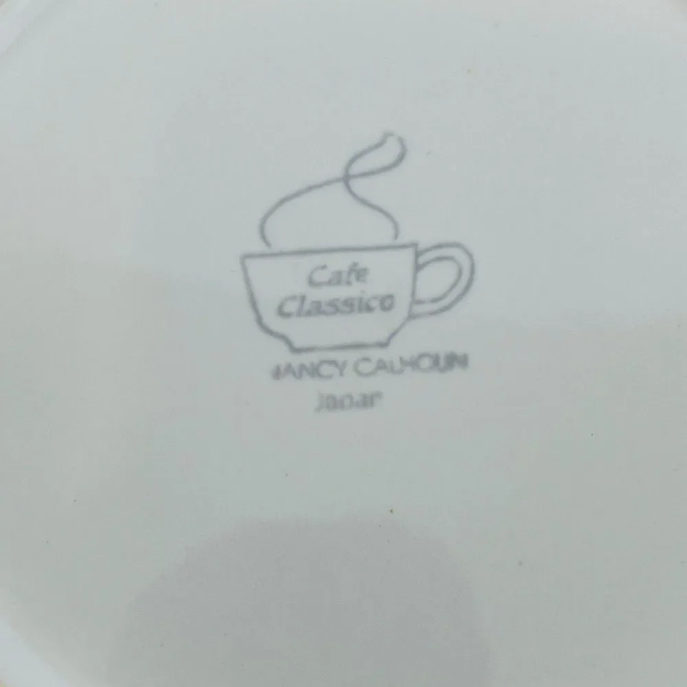 Nancy Calhoun Bella Roma‎ 4 Coupe Soup Bowl Lot Apples Cafe Classico Vintage